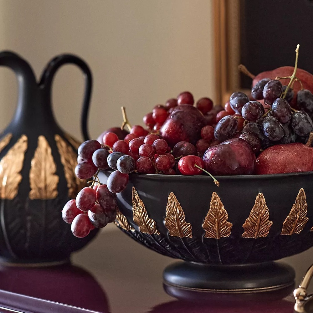 Anthropologie Catherine Martin Midnight Creatures Glazed Stoneware Jug Pitcher - Picture 5 of 6